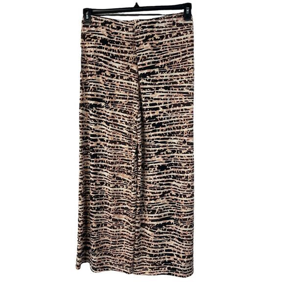 Willow Drive X-Large Wide Leg Pants Elastic Waist Stretch Safa Cheetah Multi New - Picture 4 of 8